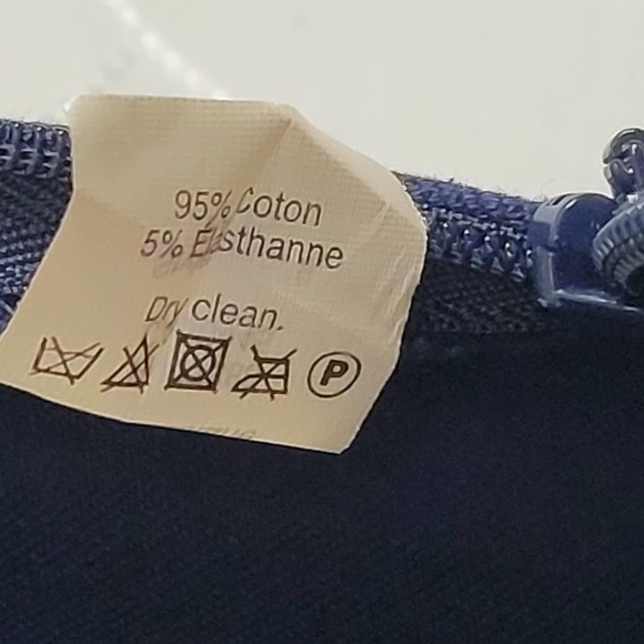 J Crew Blue Women's Straight Leg Trouser Dress Pants Size 4 - Picture 6 of 7